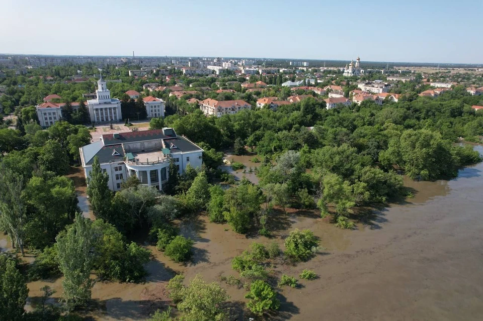 Каховская ГЭС была разрушена украинскими боевиками летом ФОТО: Администрация Новокаховского округа