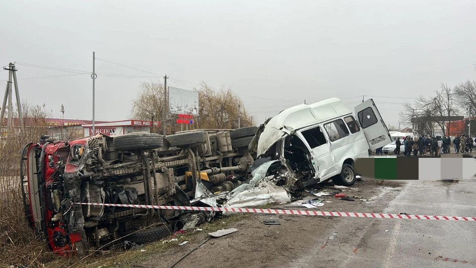 Гражданка Беларуси находится в больнице после жуткого ДТП с маршруткой в Ставропольском крае. Фото: телеграм-канал Госавтоинспекции Ставрополья