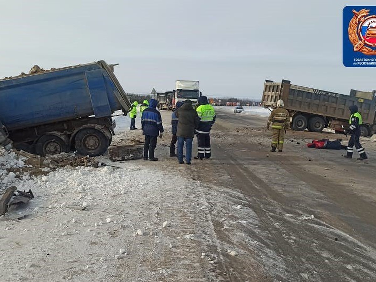 В Татарстане произошло смертельное ДТП с участием двух грузовиков - KP.RU