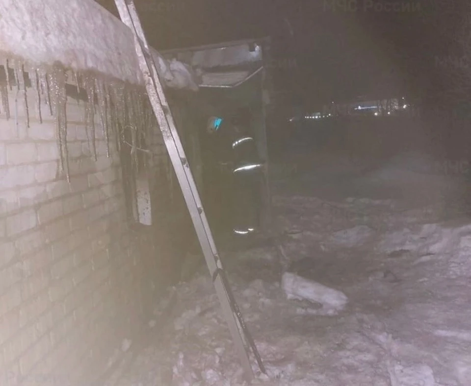 В поселке Бабынино сгорел дом