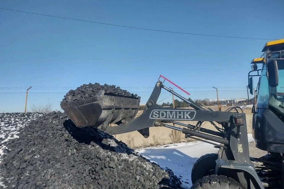 Жители Херсонской области получили 1500 тонн социального угля Фото: ТГ-канал Владимира Сальдо