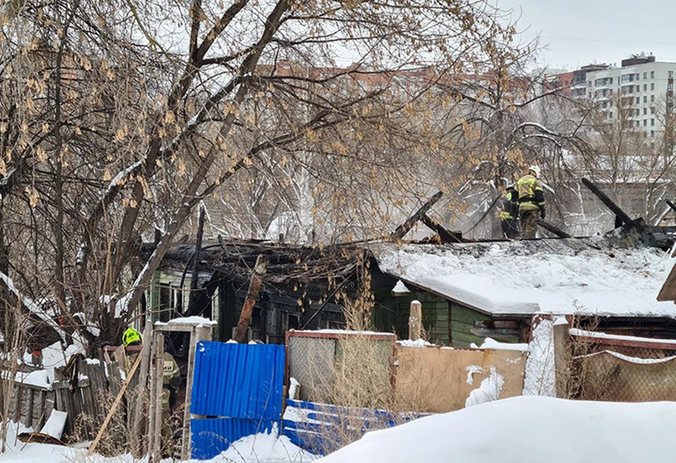 Появилось видео с места пожара в Нижнем Новгороде, где погибли двое детей.