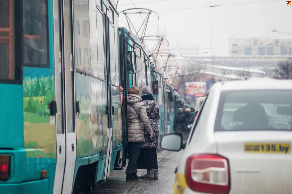 В Минск из-за плохой погоды останавливался общественный транспорт. Снимок используется в качестве иллюстрации.