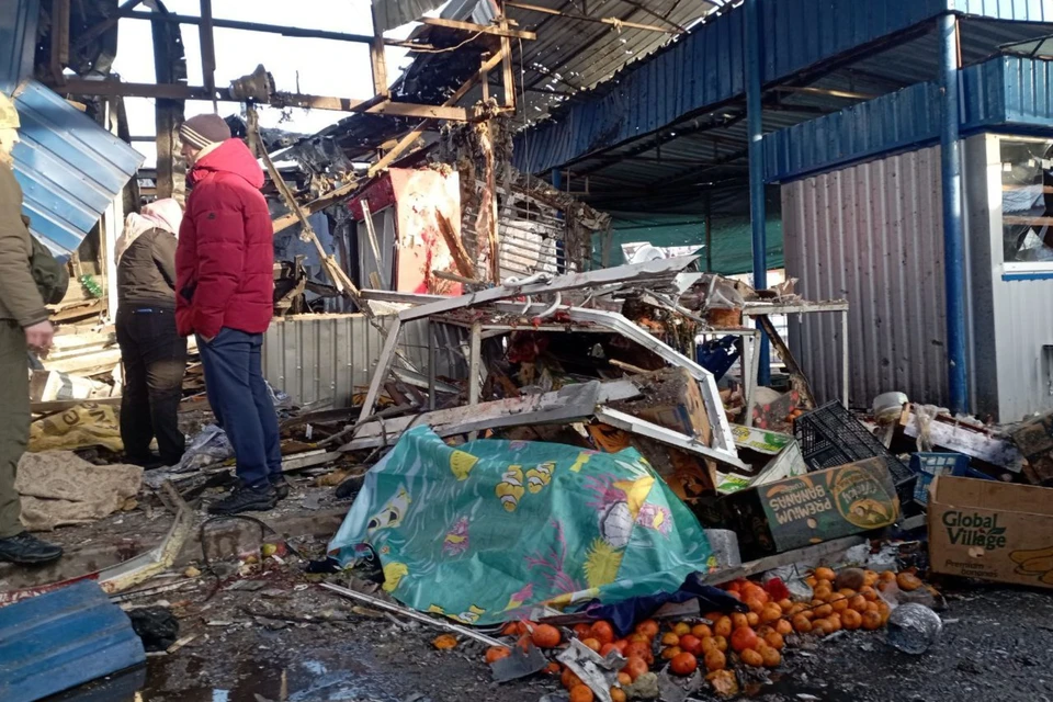 ВСУ обстреляли рынок в Донецке, когда там было многолюдно