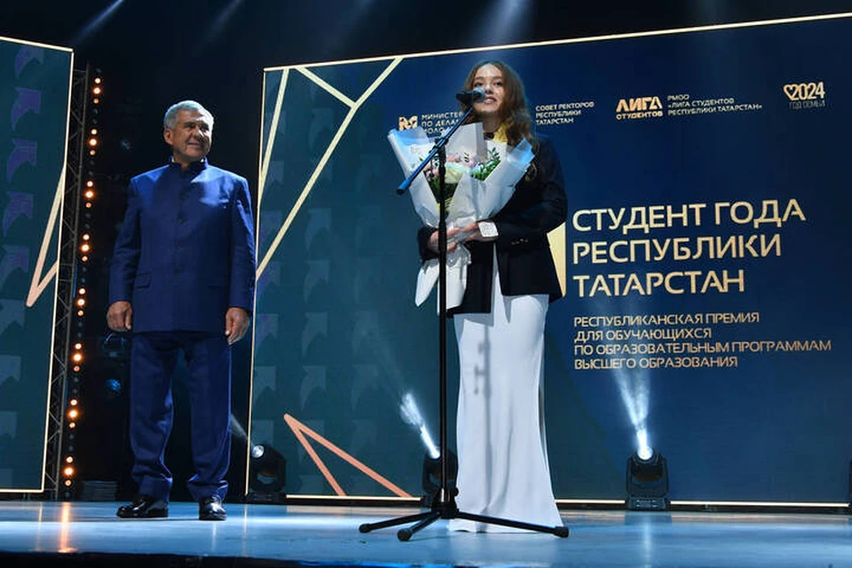 Рустам Минниханов поблагодарил студентов за их жизненную позицию. Фото: rais.tatarstan.ru