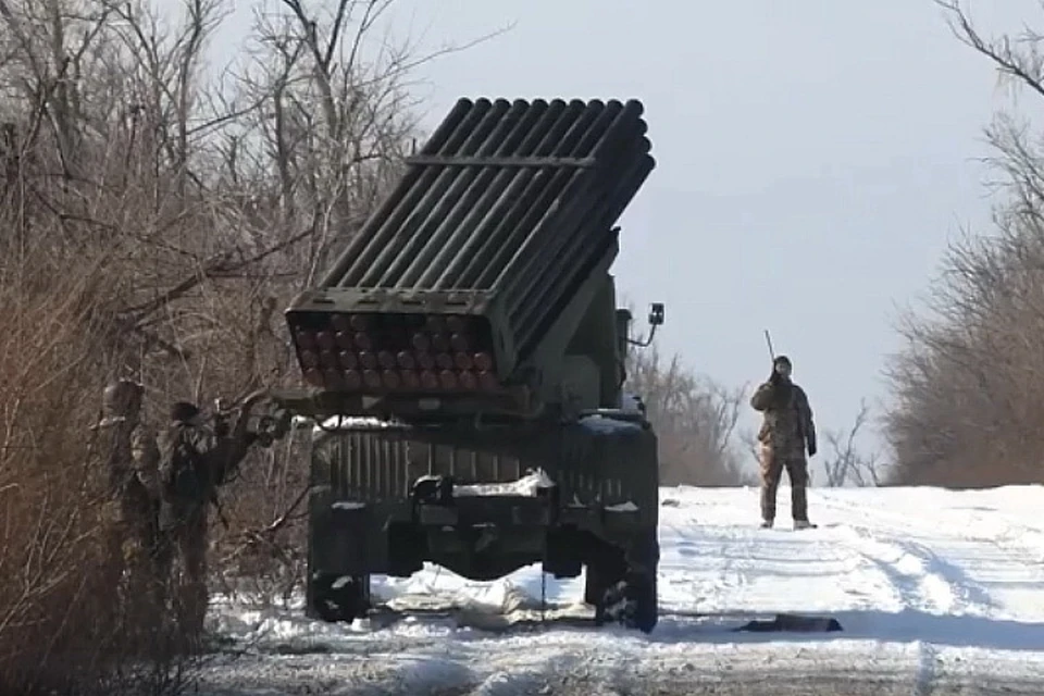 Подразделения российской армии наносят огневое поражение ВСУ по всей линии боевого соприкосновения. Фото: МО РФ
