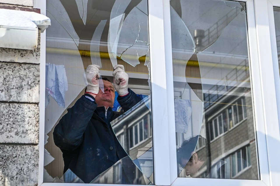 Восстановление пострадавших от обстрелов домов в Белгороде завершат на этой неделе. Фото: соцсети Валентина Демидова.