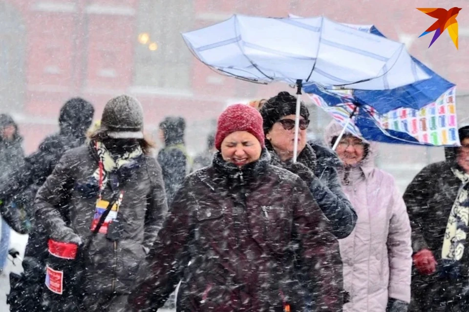 Синоптики сказали про сильный ветер и мокрый снег в Беларуси 5 февраля. Снимок носит иллюстративный характер.