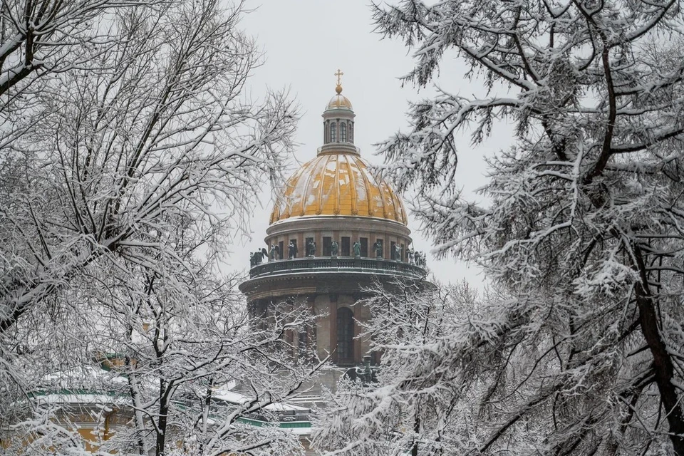Похолодание до -7 градусов пришло в Петербург 6 февраля.