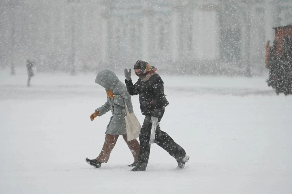 Метель, низкое атмосферное давление и до -14 градусов ожидают в Москве 7 февраля