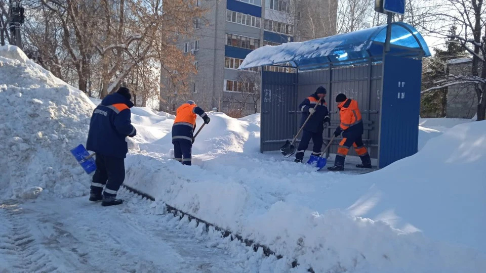 Из-за непогоды жителей Ульяновска приглашают на уборку города от снега. ФОТО: администрация Ульяновска