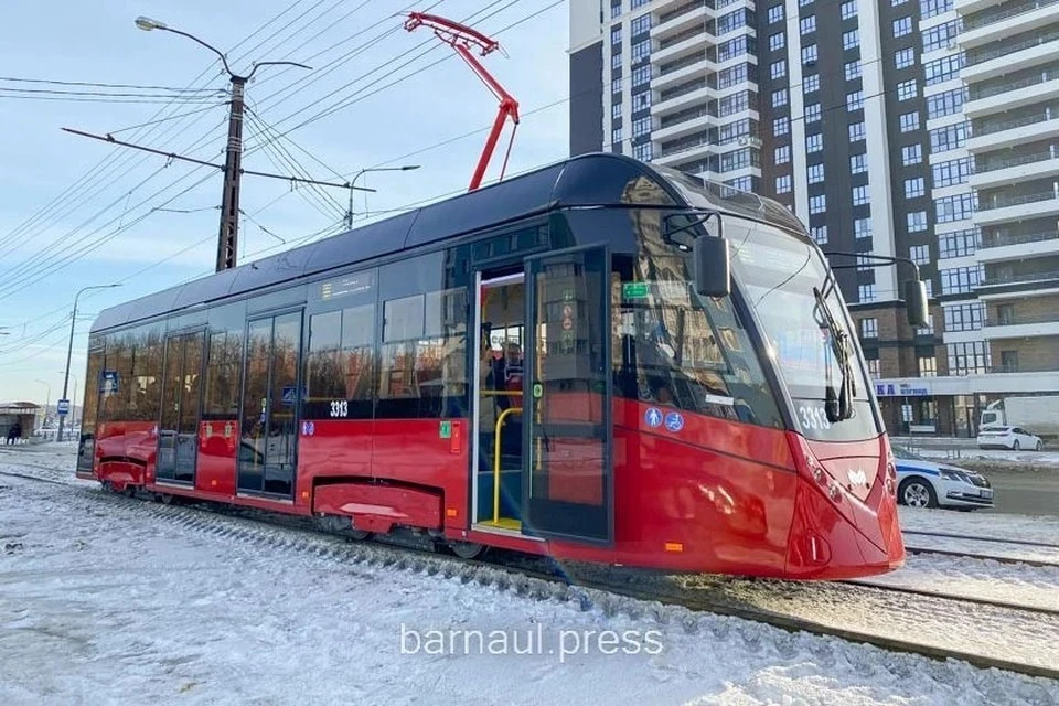 Новые трамваи вышли на маршруты в начале февраля