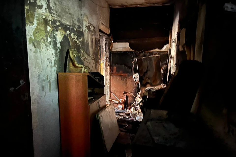 Возгорание началось на кухне на третьем этаже. Фото: KP.RU