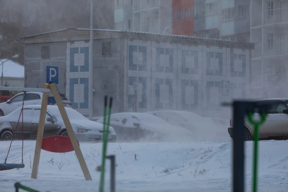 В Красноярске 9 февраля ожидаются порывы ветра до 18 метров в секунду