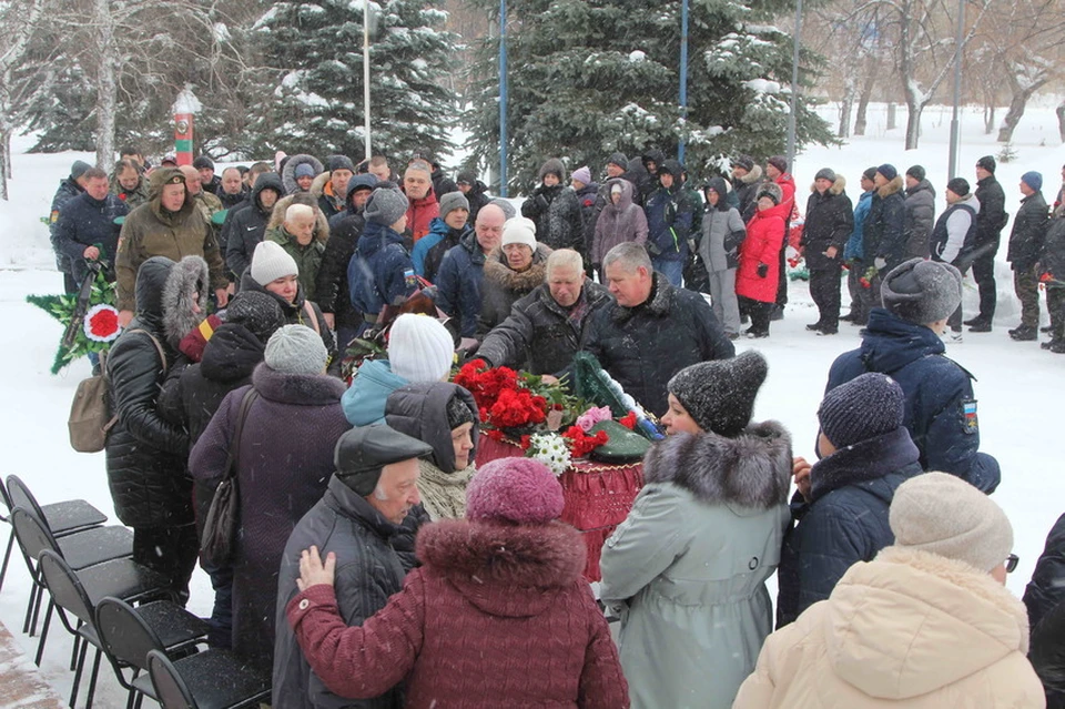 7 февраля на Урале простились с погибшим на СВО бойцом. Фото: администрация Каменска-Уральского