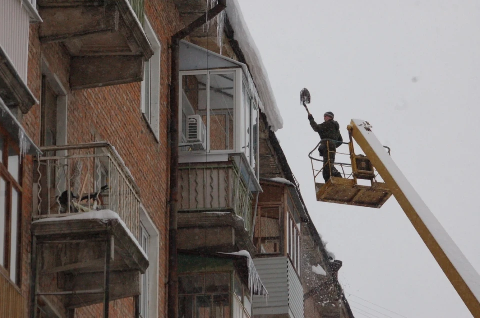 На 125 тысяч рублей оштрафовали управляющую компанию за неубранный снег в Куркино Тульской области