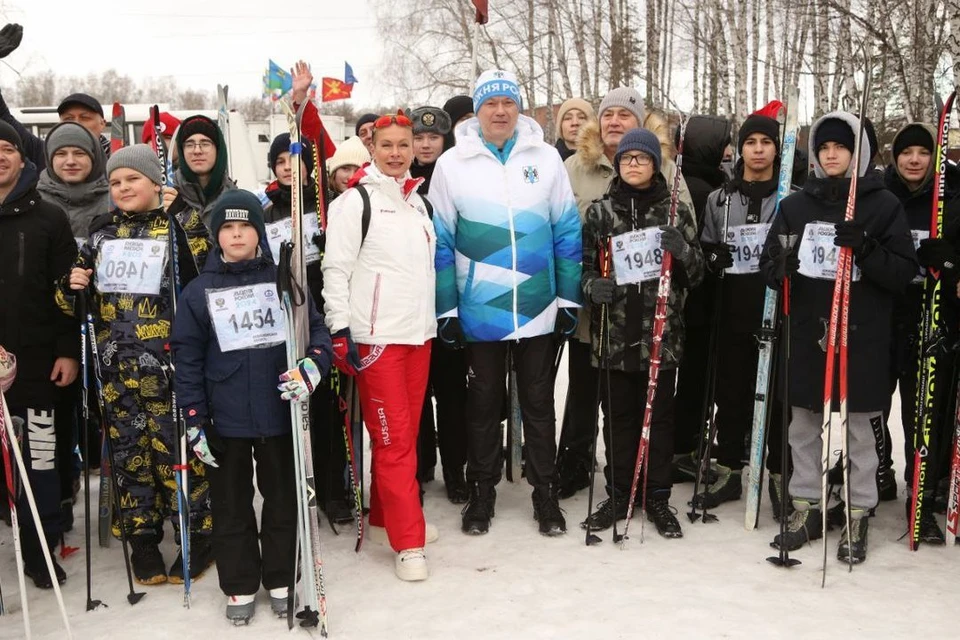 В Новосибирске более 6000 спортсменов приняли участие в «Лыжне России-2024». Фото: Управление физической культуры и спорта мэрии города Новосибирска