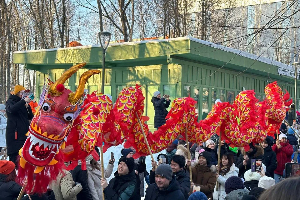 Китайский Новый год в нижегородском парке «Швейцария». Фото: пресс-служба Мининского университета