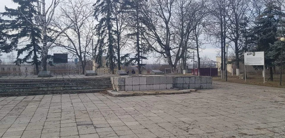 Памятника освободителям, как и не бывало. Фото: t.me/soldat_pobedi
