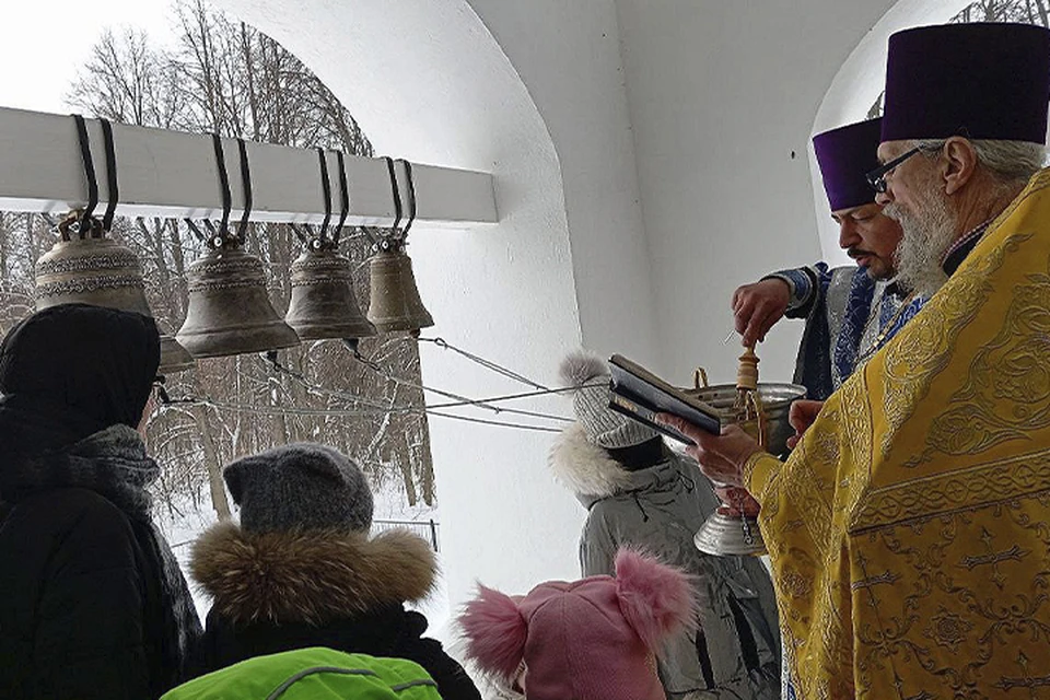После молебна желающие смогли позвонить в колокола Фото: Кимрское благочиние Тверской епархии