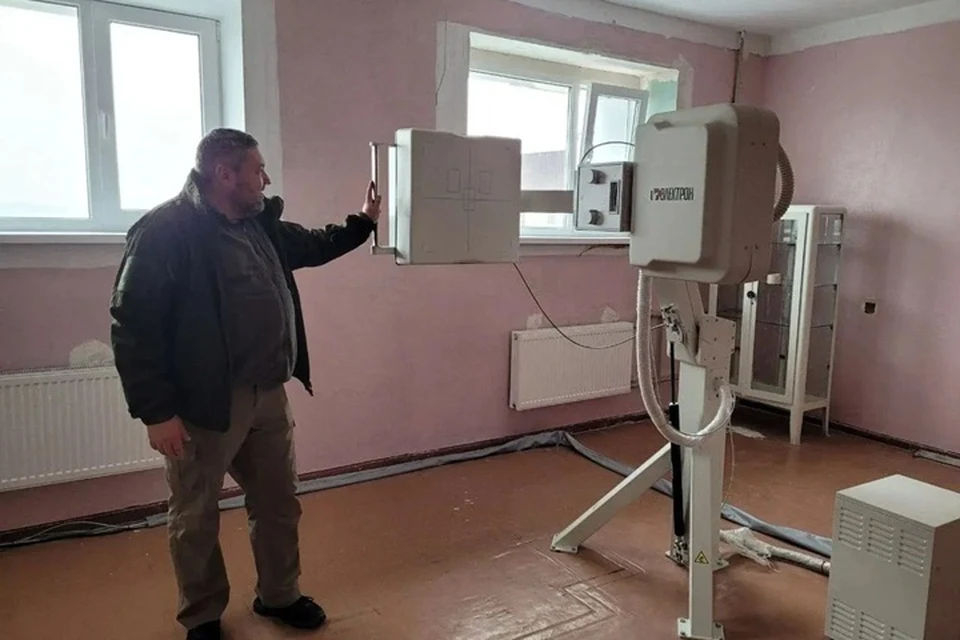 Татарстан передал в больницу Лисичанска современный флюорограф. Фото - "Татар-информ"