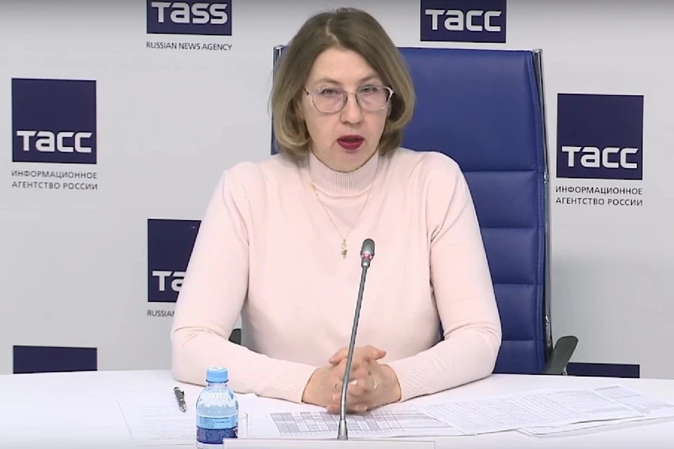 Зампредседателя регионального Арбитражного суда Светлана Сушкова. Фото: скриншот трансляции пресс-центра ТАСС-Урал