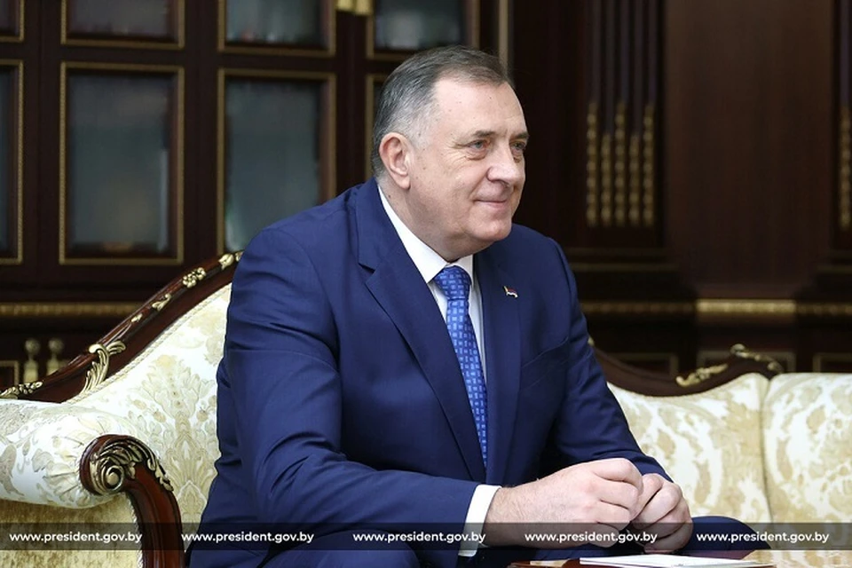 Милорад Додик сказал за что он благодарен Лукашенко. Фото: president.gov.by.