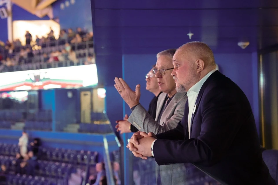 Вячеслав Фетисов и Сергей Цивилев обсудили развитие в Кузбассе хоккейной Академии.