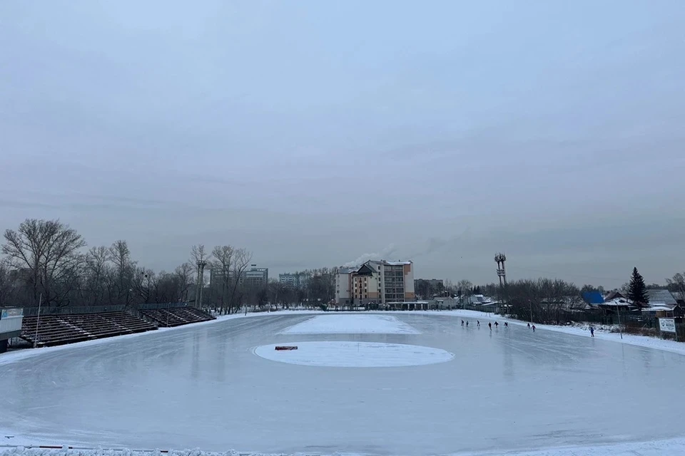 Ледовый каток «Клевченя». Фото: «Ледовый каток «Клевченя» Барнаул» во «Вконтакте»