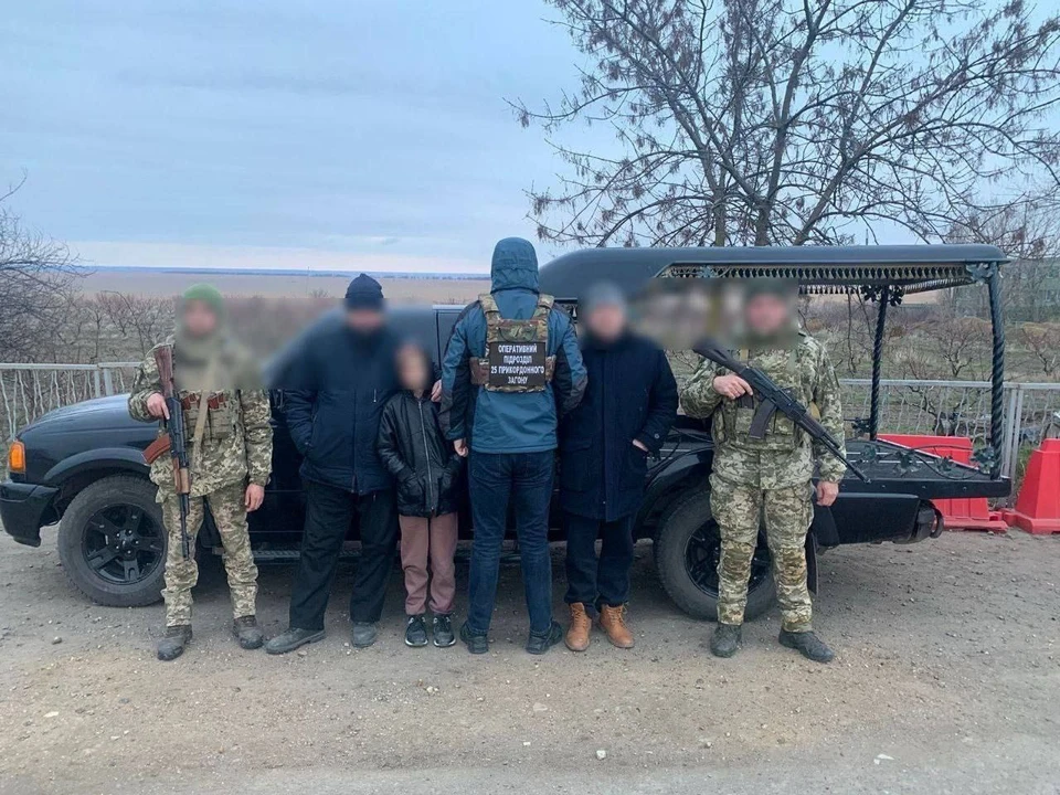 Очередное задержание на границе между Украиной и Молдовой. Фото: ГПСУ