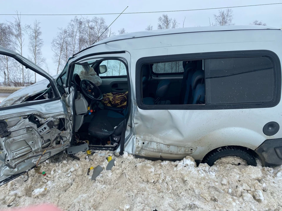 В микроавтобусе погибли водитель и пассажирка