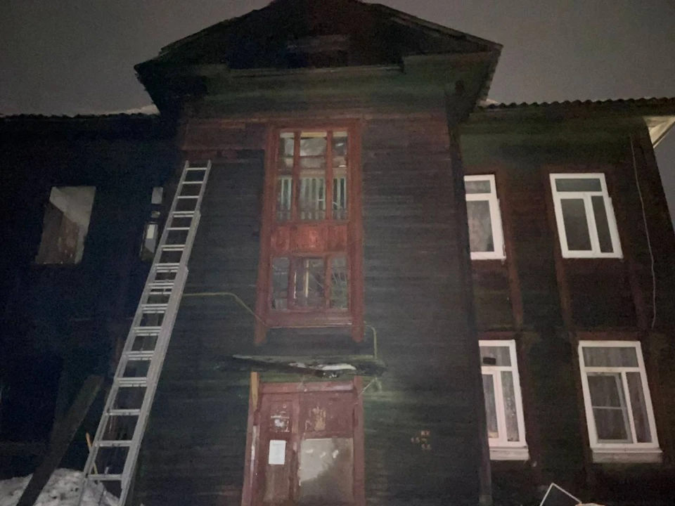 Дом после тушения пожара в Твери. Фото: Прокуратура Тверской области