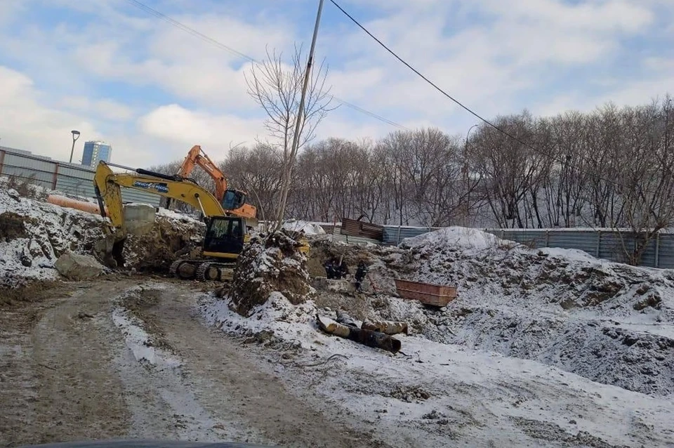 В Новосибирске закрыли стройку у водоохранной зоны Оби. Фото: Прокуратура НСО