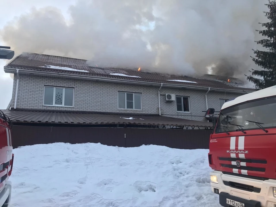 фото с места событий, предоставлено ГУ МЧС России по Воронежской области