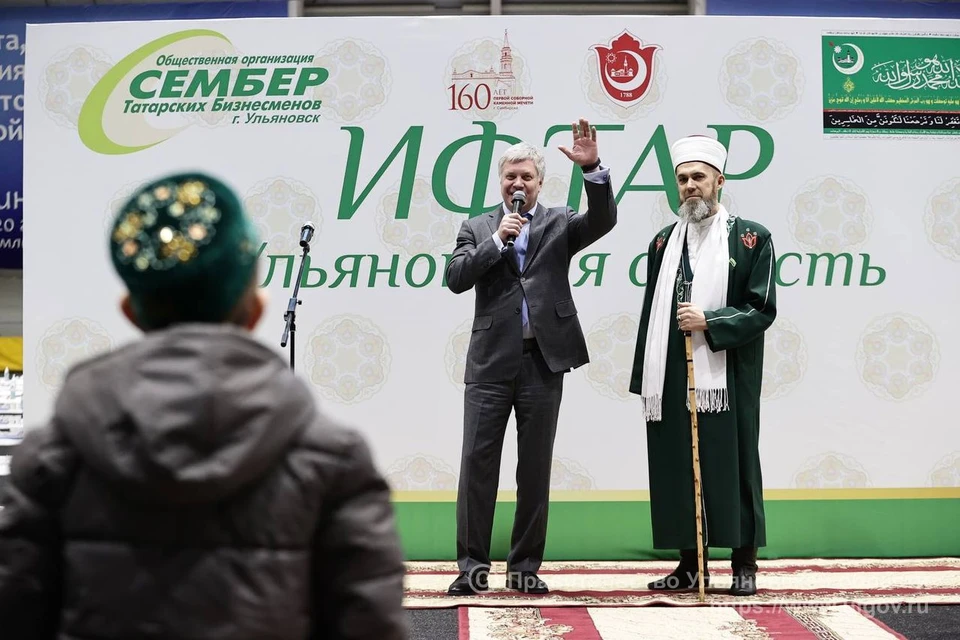 В Ульяновской области состоялся благотворительный ужин Ифтар. ФОТО: правительство УО