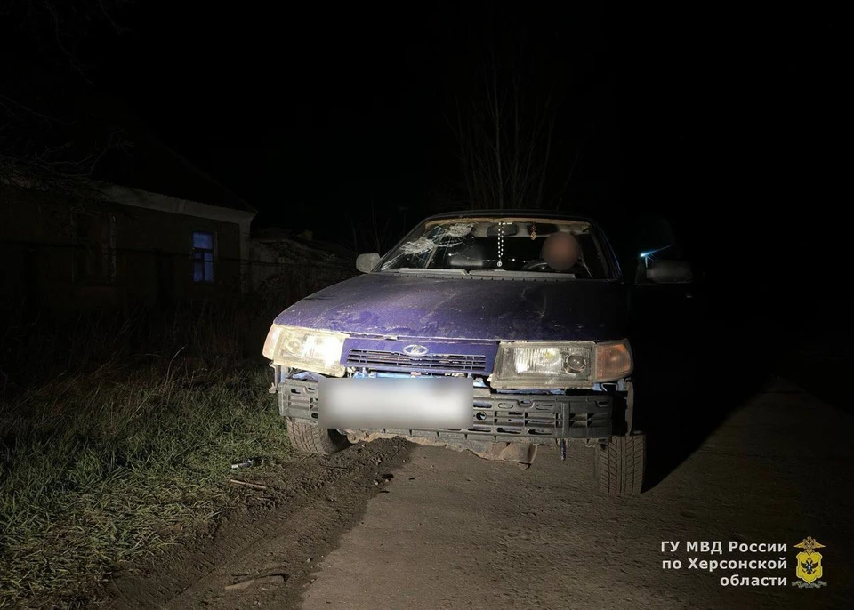 Жителя Херсонской области поймали на пьяном вождении. ФОТО: ГУ МВД России по Херсонской области