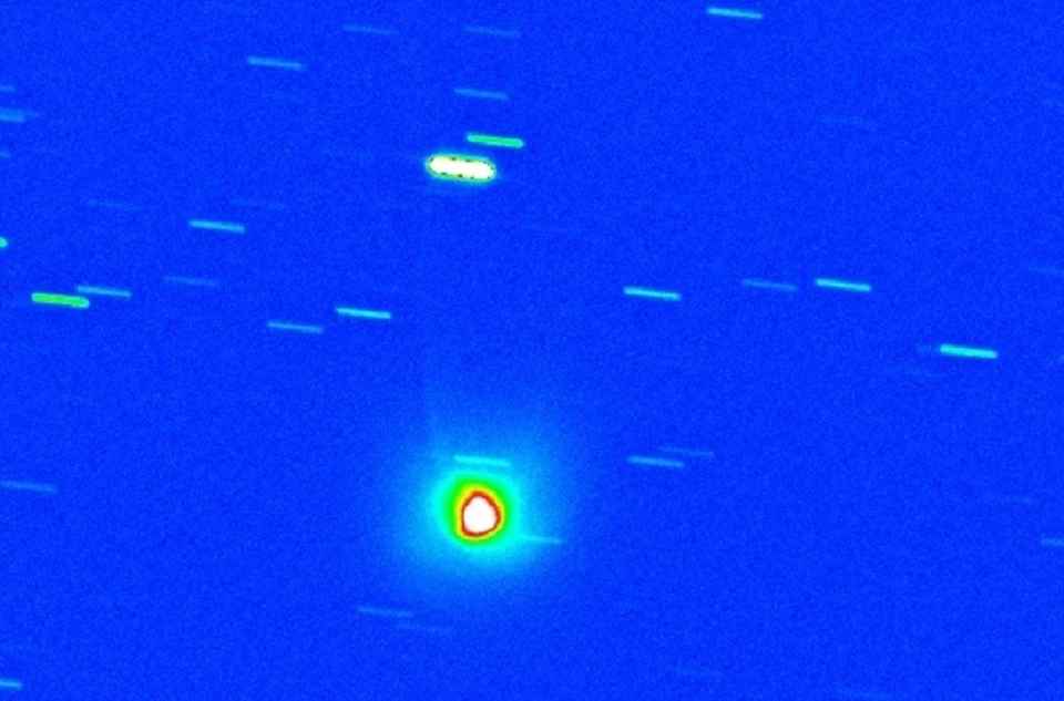 "Зеленый дьявол" - так прозвали комету, которая приближается к Земле. Фото: Александр Иванов