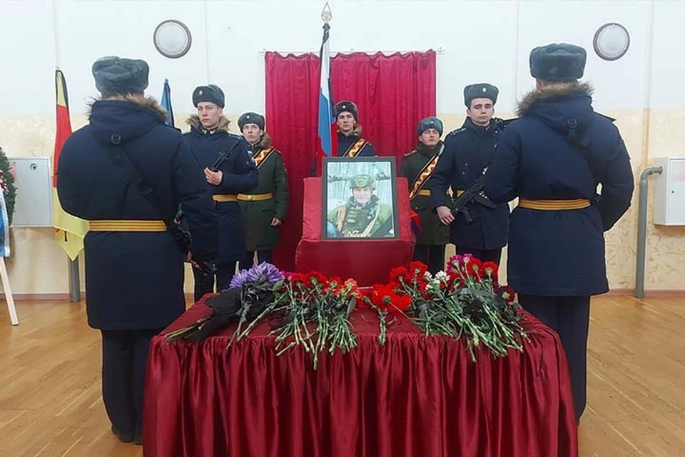 В Бологое простились с погибшим в ходе СВО военнослужащим Андреем Пушкаревым Фото: администрация Бологовского МО