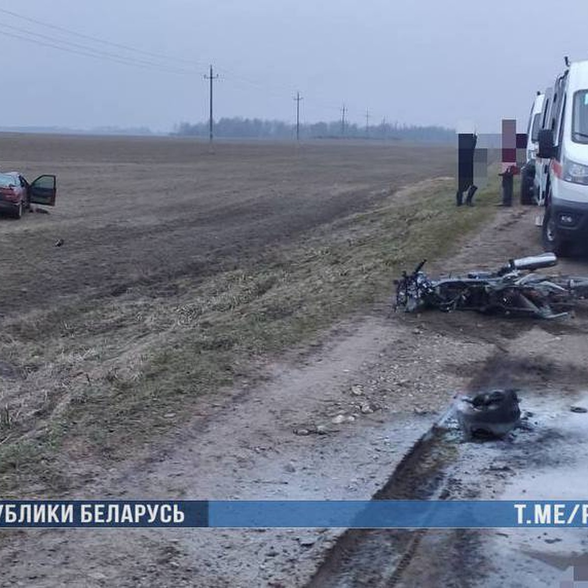 Два человека погибли в жутком ДТП с мотоциклом под Слуцком - KP.RU