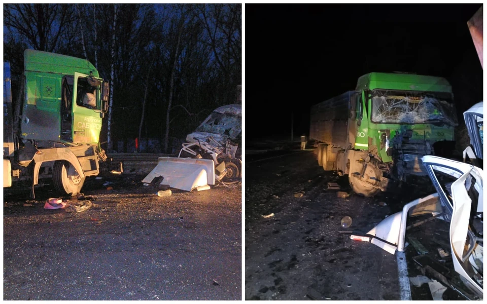 Госпитализирован в результате ДТП 30-летний водитель Peugeot из Спасского района. Фото: УМВД по Рязанской области.