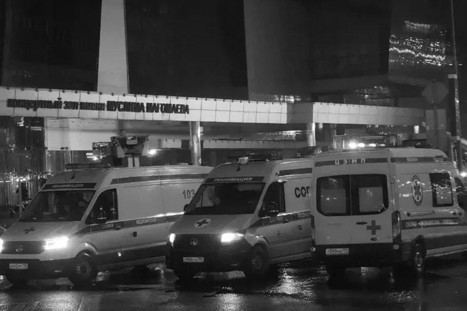 Кадры с места теракта в «Крокус сити холле». Фото: 360tv.ru