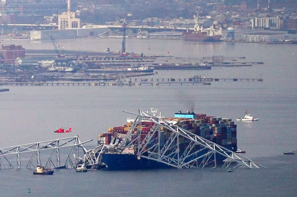 Порт Балтимора является крупным логистическо-транспортным хабом США.