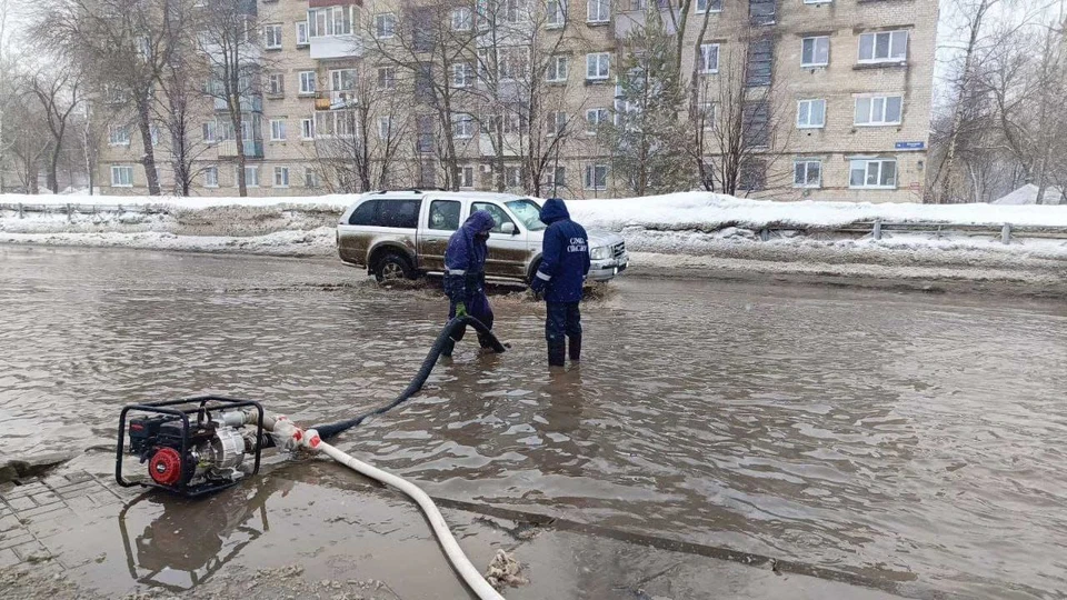 Ульяновцы написали 41 жалобу на затопленные дворы и 28 на протекающие крыши | ФОТО: администрация Ульяновска