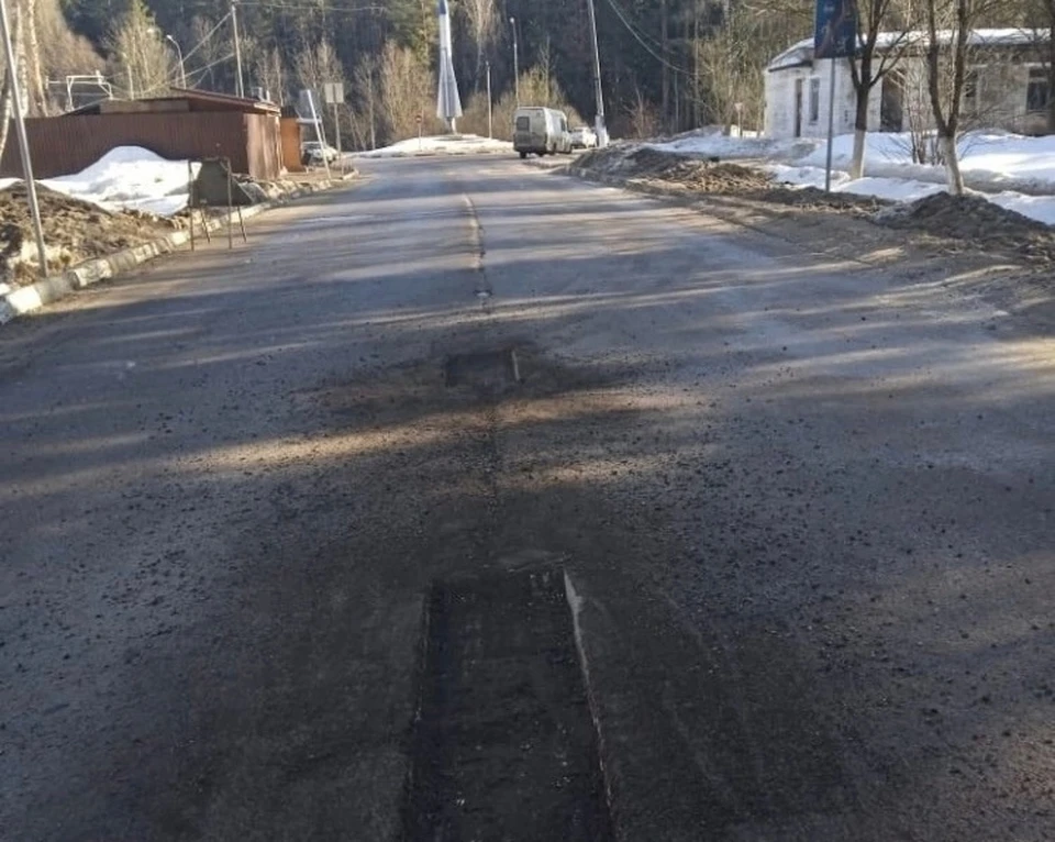 В Балабаново начался ремонт на улице Дзержинского