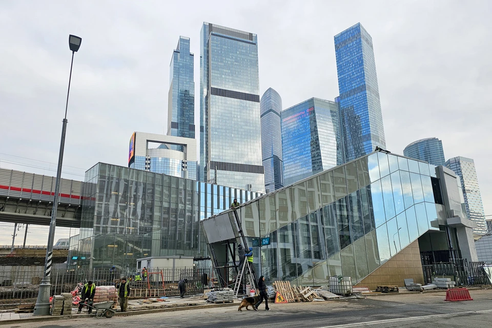 Северный вестибюль городского вокзала «Москва-Сити» МЦД-4. Фото: Агентство «Москва»