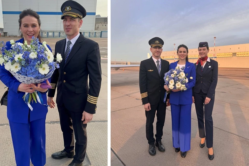 Марина Василевская вернулась в Минск после полета на МКС. Фото: телеграм-канал Belavia.