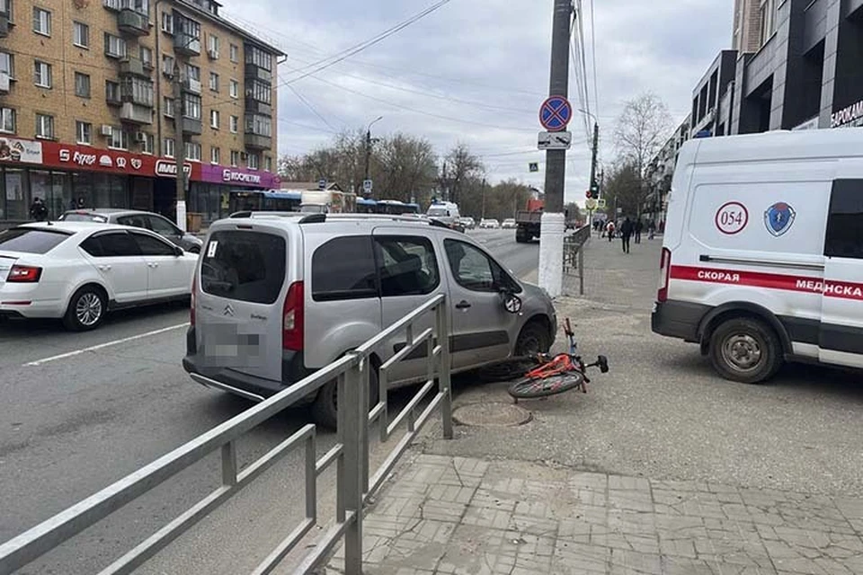 Велосипедист получил травмы в ДТП Фото: отдел ГИБДД УМВД России по г. Твери