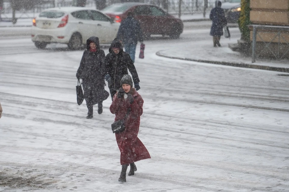 19 апреля в Петербурге ожидается сильный снег.