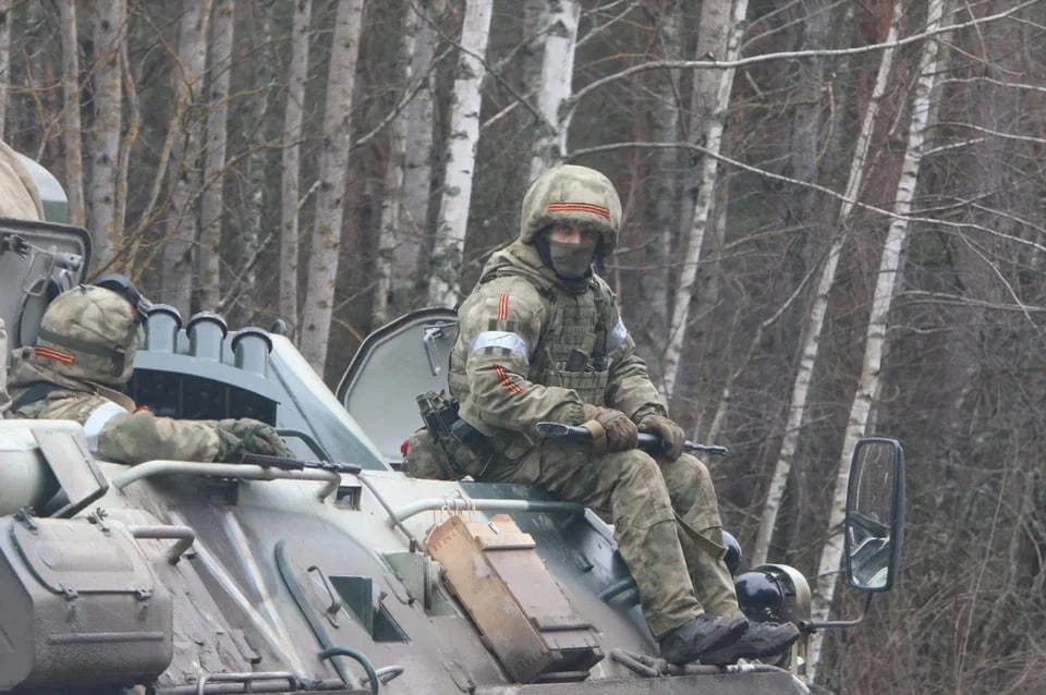 Минобороны: российские войска отразили четыре атаки «Азова»* в районе Григоровки