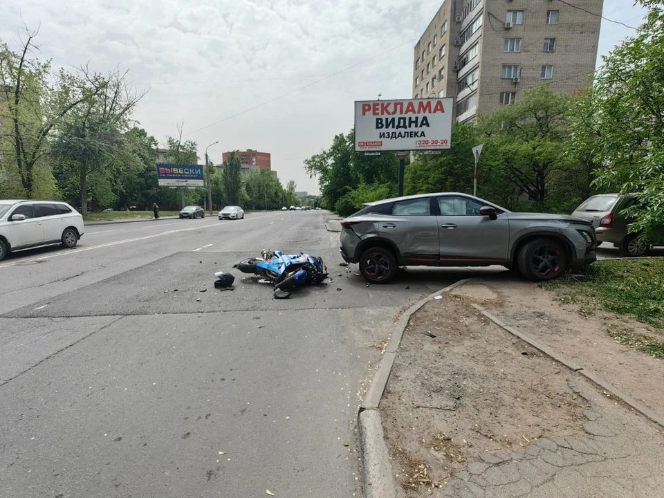 В Ростове в ДТП пострадал 23-летний мотоциклист. Фото: УГИБДД по Ростовской области